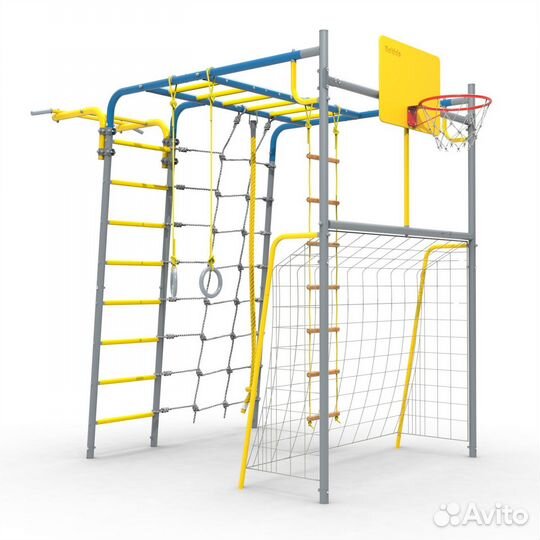 Уличный детский комплекс из металла для дачи