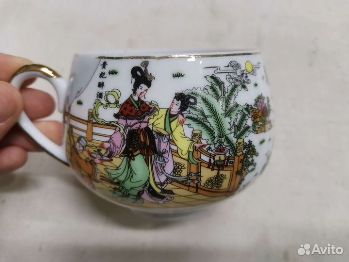 Набор кофейных пар в китайской тематике Pearl (Ч)