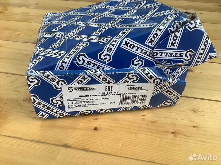 Колодки барабанные 210 101-SX