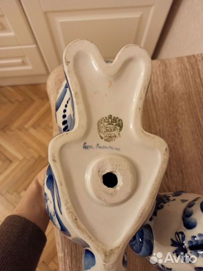 Фигурки фарфоровые Гжель