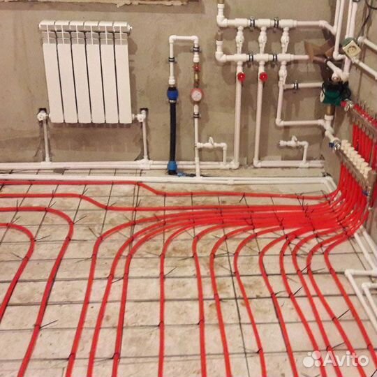 Монтаж отопления, водоснабжения, канализации