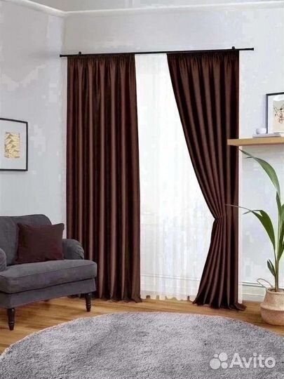 Шторы блэкаут 4м.Расцветок много