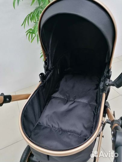 Новая коляска 3в1 Luxmom 530-W (чёрный)