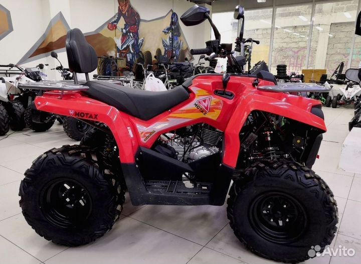 Квадроцикл Motах Grizlik 200 Ultra красный