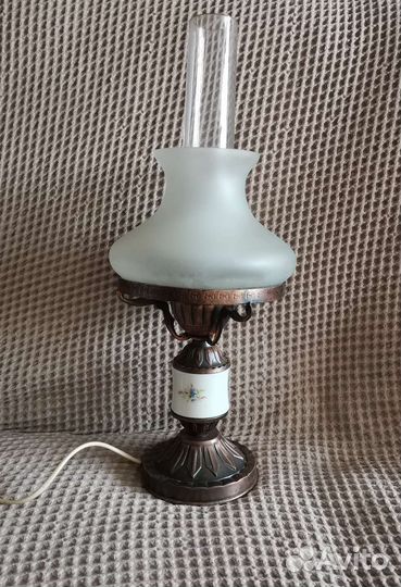 Лампа настольная винтажная