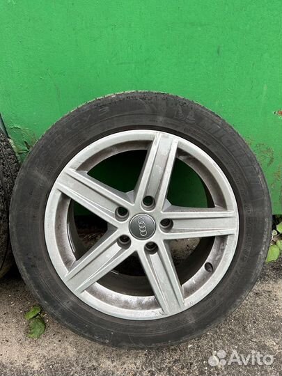 Колеса в сборе r16 audi диски литые шины лето