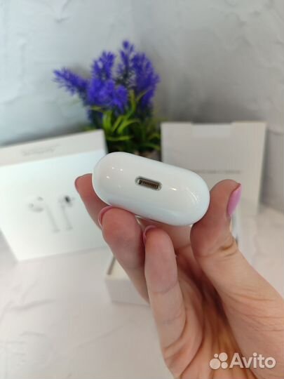 Airpods 2 качество lux +чехол