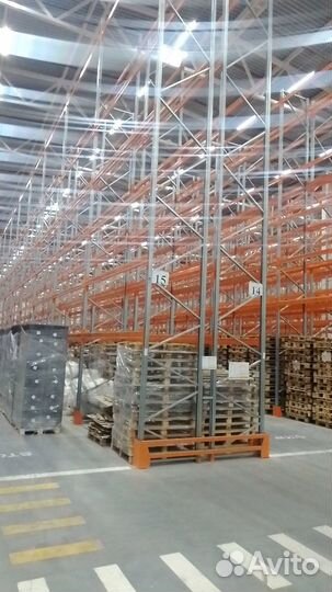 Стеллажи паллетные складские Авето