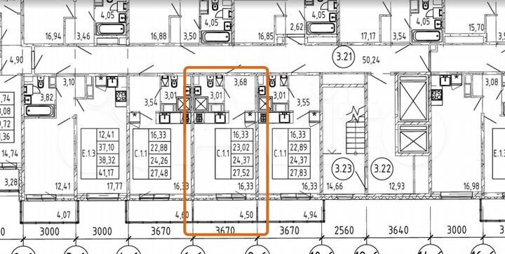 Квартира-студия, 27,5 м², 4/12 эт.
