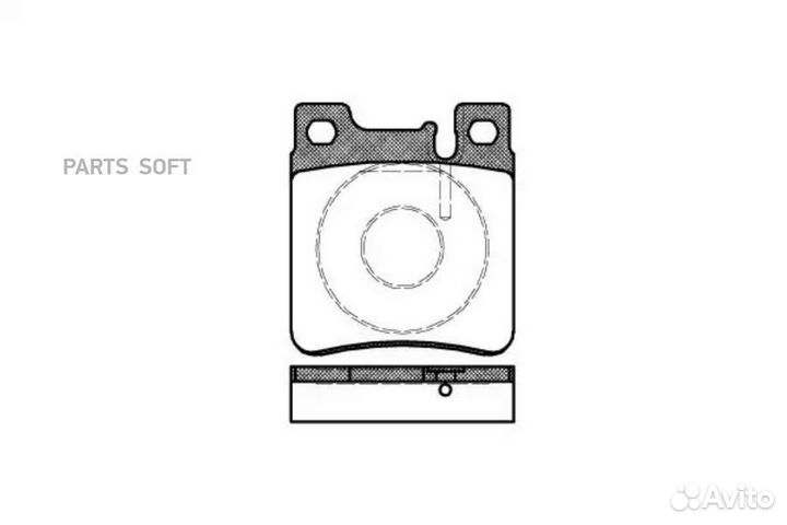 Road house 2407 00 Колодки тормозные задние