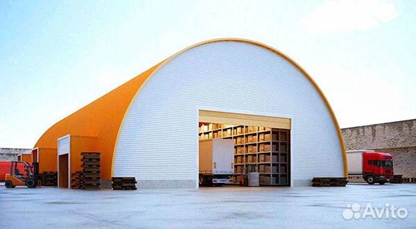 Ангары двухскатные