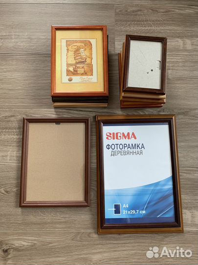 Рамки для фото деревянные