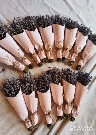 Лаванда в букетиках