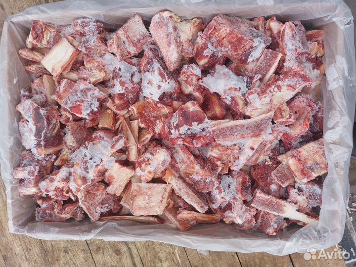 Мясо и кости для собак