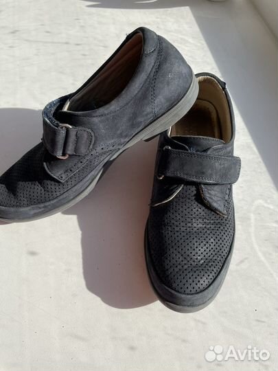 Туфли заишевые синие, 34