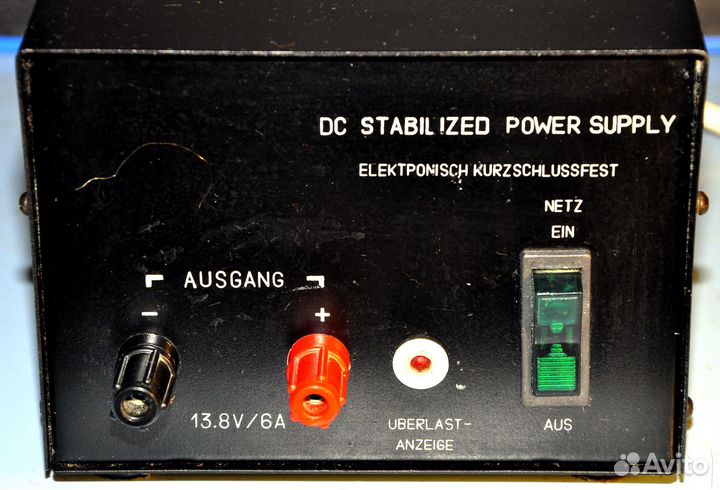 Мощный стабилизированный блок питания 13,8В/6A