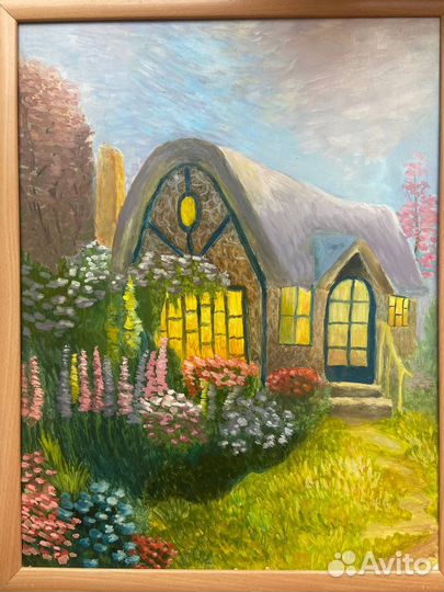 Картина маслом Лето