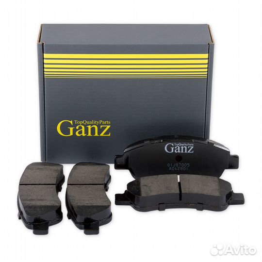 Колодки задние citroen Peugeot Fiat ganz GIJ070