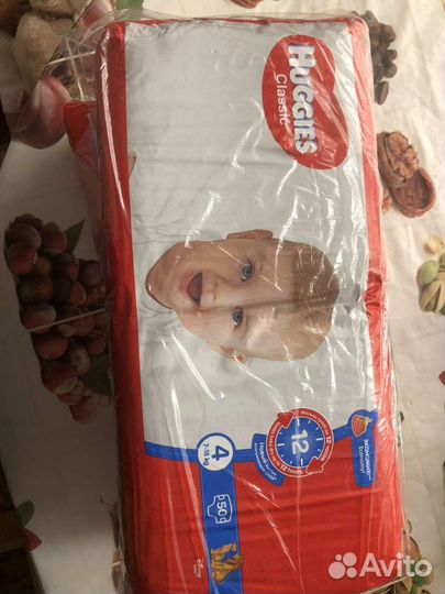 Подгузники huggies classic 4