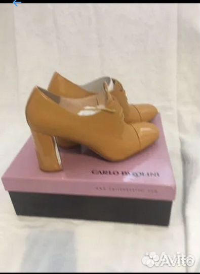 Ботинки кожа новые Carlo Pazolini 38,5 охра