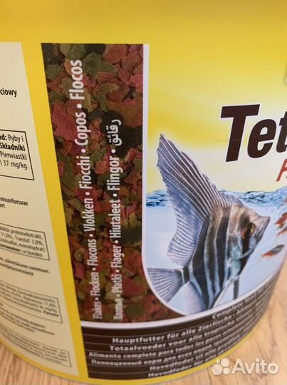 Корм Tetra Min Flakes и TetraPro Energy Crisps