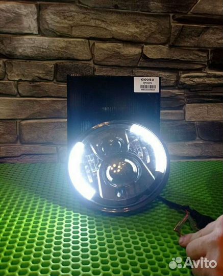 Светодиодные фары на УАЗ камаз нива