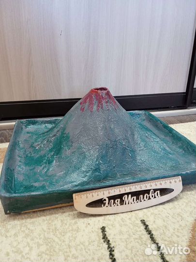 Макет вулкана