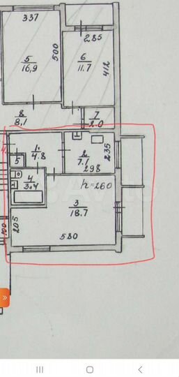 1-к. квартира, 35 м², 1/9 эт.
