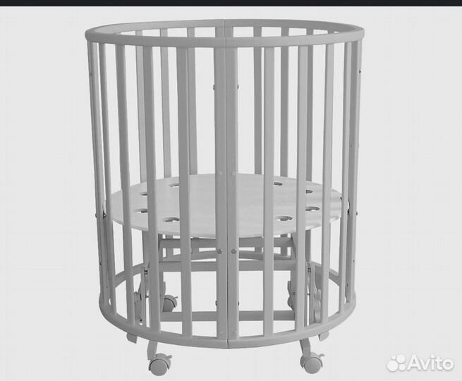 Детская кроватка aurora boom 7 в 1 + 2 шт. матраса