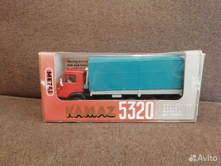 Модель автомобиля камаз 5320 с тентом