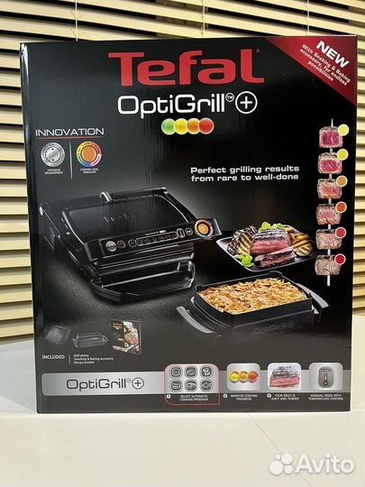 Умный электрогриль Tefal Optigrill & Bake