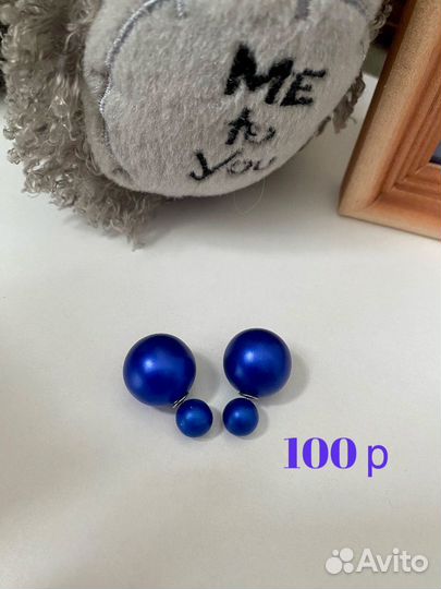 Серьги бижутерия