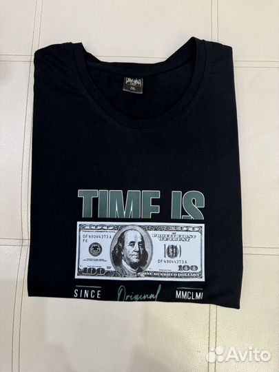 Футболка новая dollars time is money originals