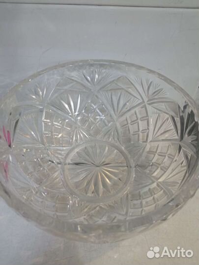 Хрустальная ваза для фруктов