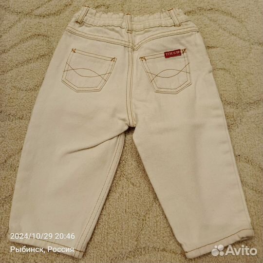 Джинсы для девочки 80
