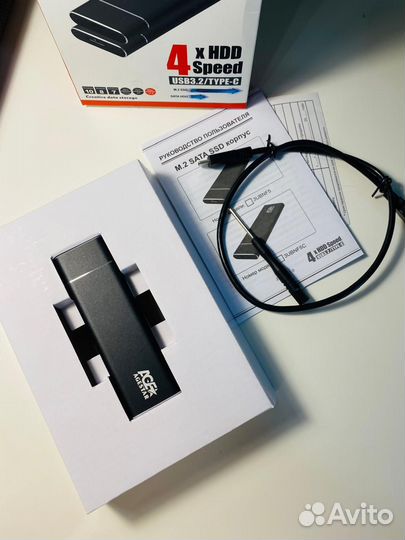 Внешний корпус для SSD M.2 ngff (B-key), USB 3.1 T
