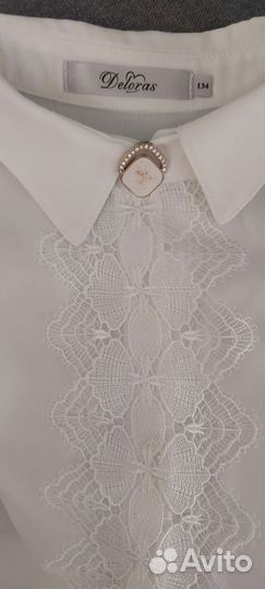 Школьная блузка 134р