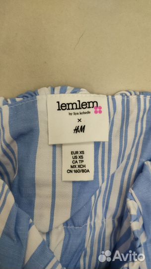 Укороченный топ Lemlem x H & M 40-42 лëн