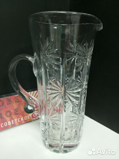 Хрустальный кувшин Астра СССР