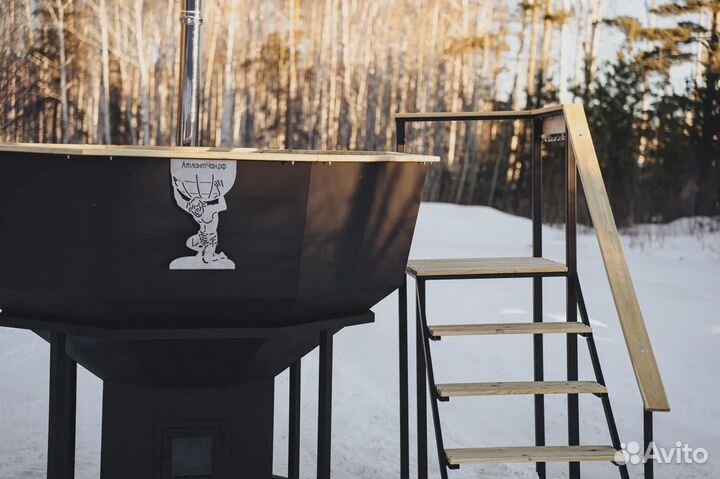 Банный чан из металла