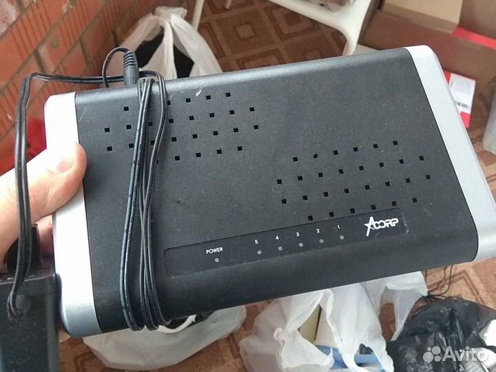 Коммутатор, свитч, Acorp sw5p-1000 (2.0)