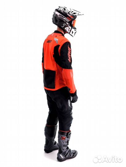 Мотоштаны Leatt Moto 4.5 HydraDri Pant V23 Красный