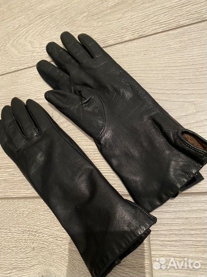 Перчатки кожаные
