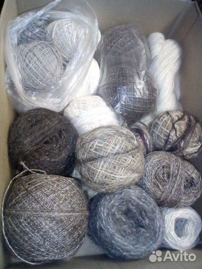 Пряжа натуральная- носки