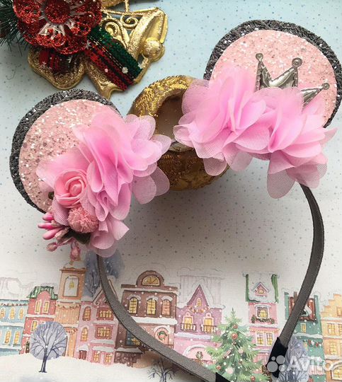 Ободок « Мышкины ушки»