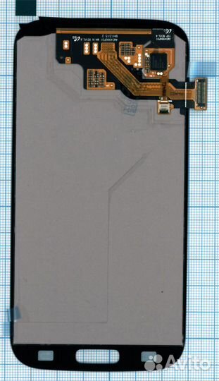 Дисплей Samsung Galaxy S4 GT-I9500 синий+рамка