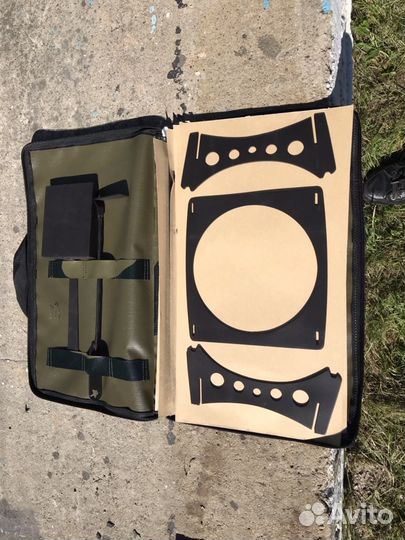 Мангал комплект с сумкой и подставкой под казан