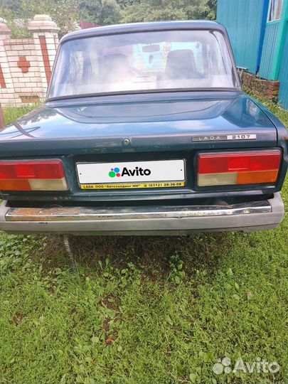 ВАЗ 2107 1.6 МТ, 2005, 159 850 км