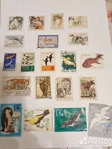 Почтовые марки 50х - 80х, большая коллекция объявление продам