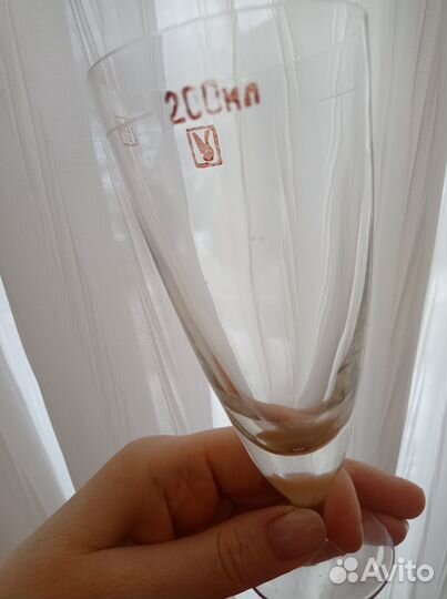 Мерные поверенные фужеры СССР 100, 150,200 мл